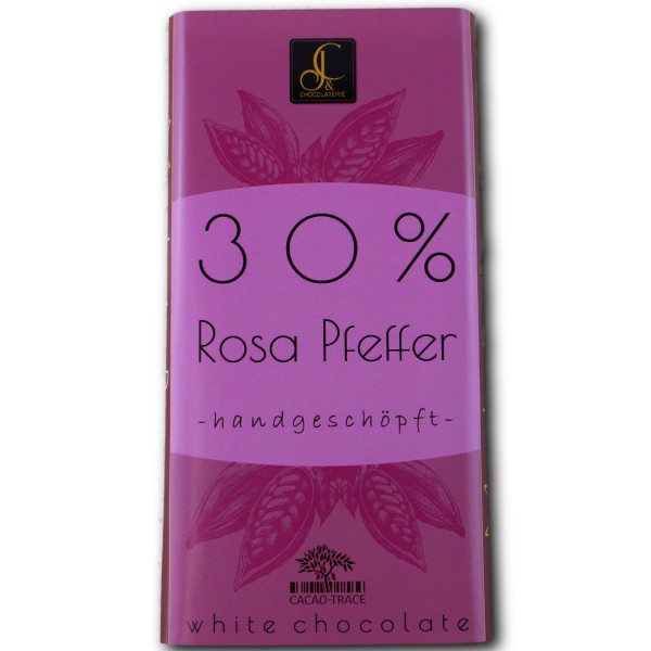 Tafelschokolade Weiß Rosa Pfeffer