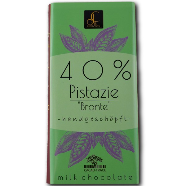 Tafelschokolade Milch Pistazie