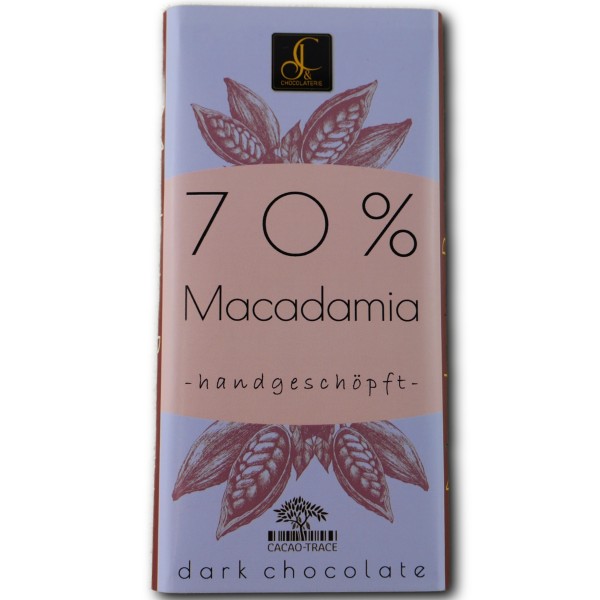 Tafelschokolade Zartbitter Macadamia